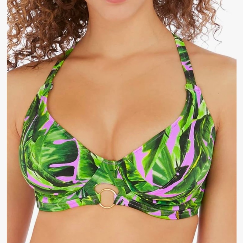 NWT Freya convertible jungle oasis swimsuit top